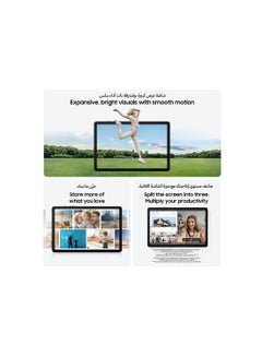 Samsung Galaxy Tab A9 Silver 8GB RAM 128GB LTE - Middle East Version  - Image 4