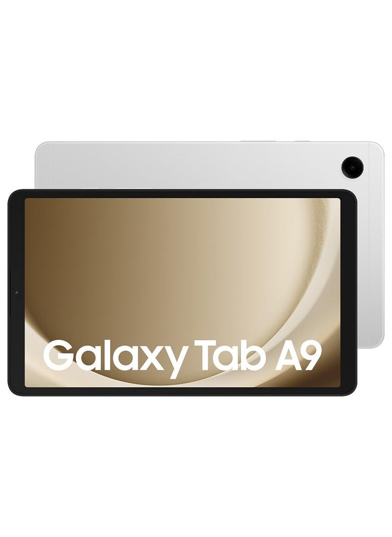 Samsung Galaxy Tab A9 Silver 8GB RAM 128GB LTE - Middle East Version - Image 1