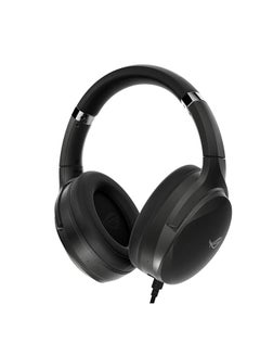 أسوس سماعة رأس سلكية للألعاب ROG Strix Fusion II 500، صوت محيطي افتراضي 7.1، مشغلات 50 مم، ميكروفونات AI Beamforming، حلقة إضاءة Aura RGB، 3.5 مم، USB-C وUSB-A، أسود | 90YH02W5-B2UA00  - Image 2