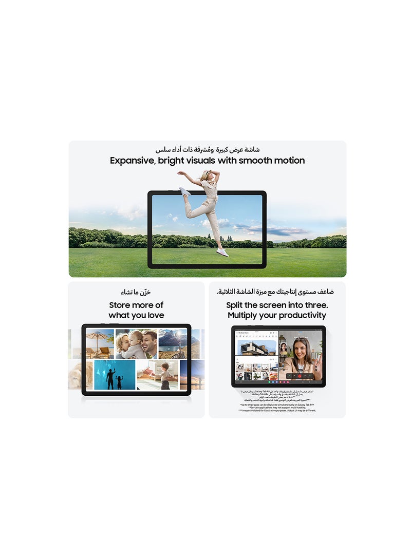 Samsung - Galaxy Tab A9 Silver 8GB RAM 128GB WiFi - Middle East Version - Image 1