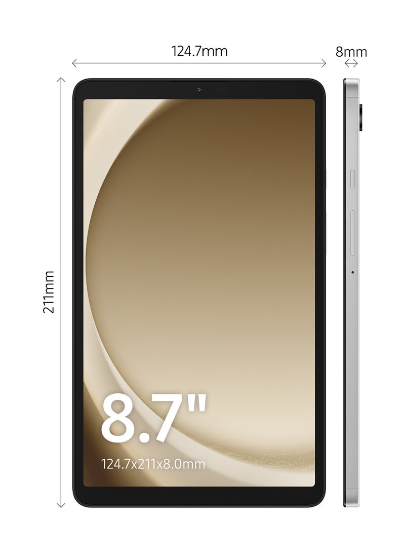 Samsung - Galaxy Tab A9 Silver 8GB RAM 128GB WiFi - Middle East Version - Image 1