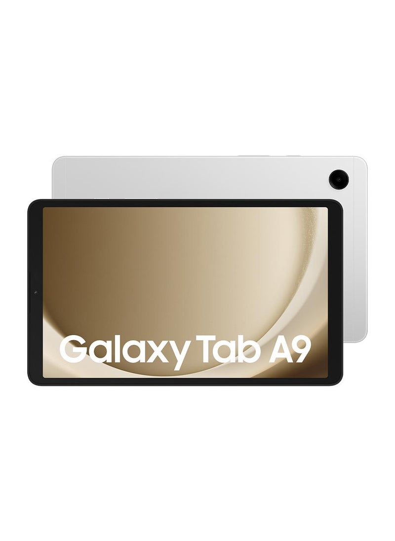 Samsung Galaxy Tab A9 Silver 8GB RAM 128GB WiFi - Middle East Version - Image 1