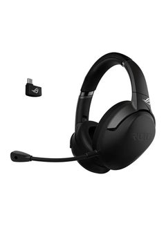 أسوس سماعة الألعاب اللاسلكية ASUS ROG Strix Go 2.4 مع محول USB-C 2.4 جيجاهرتز | ميكروفون يعمل بتقنية AI لإلغاء الضوضاء | سماعات رأس فوق الأذن لأجهزة الكمبيوتر الشخصية وأجهزة Mac وأجهزة Nintendo Switch وأجهزة PS5/4  - Image 1