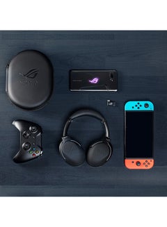 أسوس سماعة الألعاب اللاسلكية ASUS ROG Strix Go 2.4 مع محول USB-C 2.4 جيجاهرتز | ميكروفون يعمل بتقنية AI لإلغاء الضوضاء | سماعات رأس فوق الأذن لأجهزة الكمبيوتر الشخصية وأجهزة Mac وأجهزة Nintendo Switch وأجهزة PS5/4  - Image 5