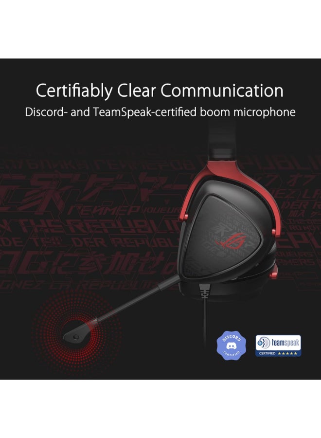 ASUS ROG Delta S Core Wired Gaming Headset Lightweight 270g, 7.1 Surround Sound, 50mm Drivers, Discord Certified Mic, 3.5mm,For PC, Switch, PS4, PS5, XBOX, and Mobile Devices  - Image 5