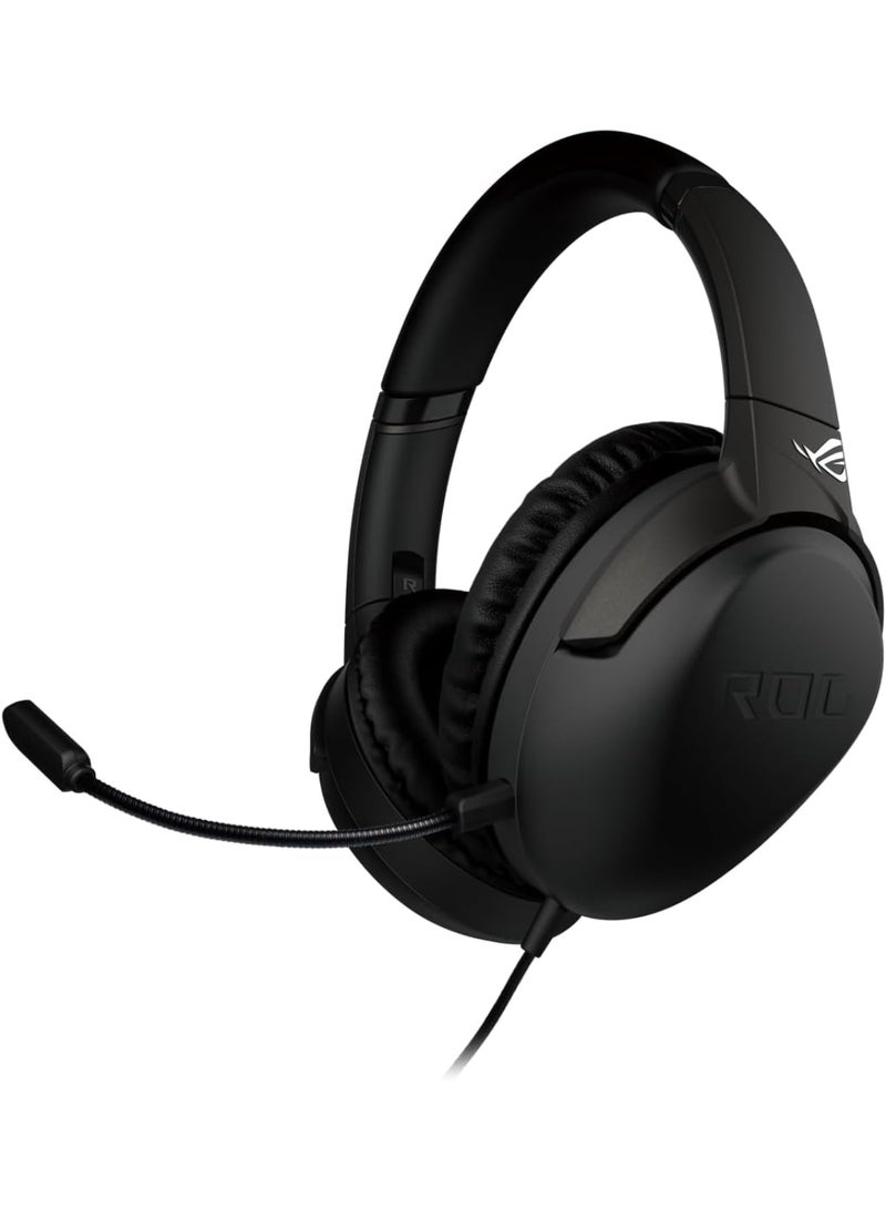 أسوس - سماعة الرأس ASUS ROG STRIX GO CORE: صوت محيطي افتراضي 7.1 مع مشغلات 40 مم، وعمر بطارية يصل إلى 40 ساعة، وإلغاء الضوضاء المدعوم بالذكاء الاصطناعي لسماعة رأس غامرة للألعاب - Image 1