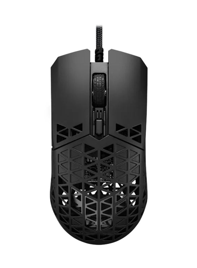 ASUS TUF Gaming M4 Air Lightweight Gaming Mouse | 16,000 dpi Sensor, Programmable Buttons, 47g Ultralight Air Shell, IPX6 Water Resistance, TUF Gaming Paracord and Low Friction PTFE Feet - Image 1