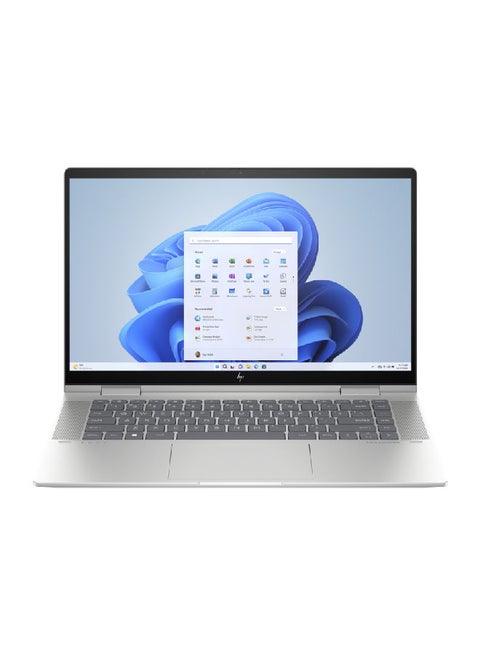 ENVY x360 15-fe0001nx Touch Laptop With 15.6-inch FHD Display, Core i7-1355U Processor/16GB RAM LPDDR5/1TB SSD/Windows 11/Intel Iris Xe Graphics/ English/Arabic Natural silver