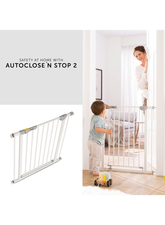 Safety Gates Auto Close N Stop 2 White