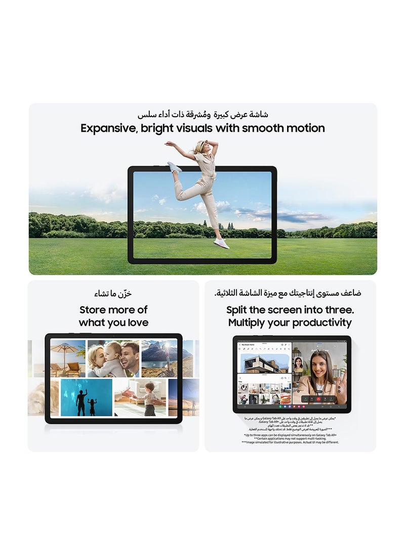 Samsung Galaxy Tab A9 Navy 4GB RAM 64GB WiFi - Middle East Version - Image 4
