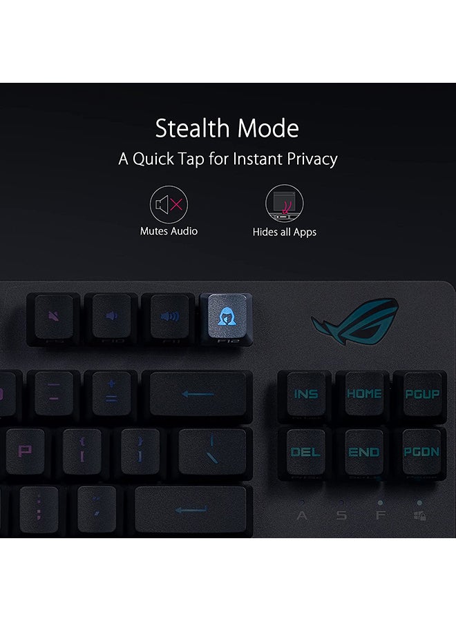 أسوس - لوحة المفاتيح Asus X807 Strix Scope Nx Wl DX/NXRD/AR Wireless Deluxe: زمن انتقال لاسلكي 60 مللي ثانية، ومعدل استطلاع 8000 هرتز، واتصال RF 2.4 جيجا هرتز للألعاب التنافسية - Image 1