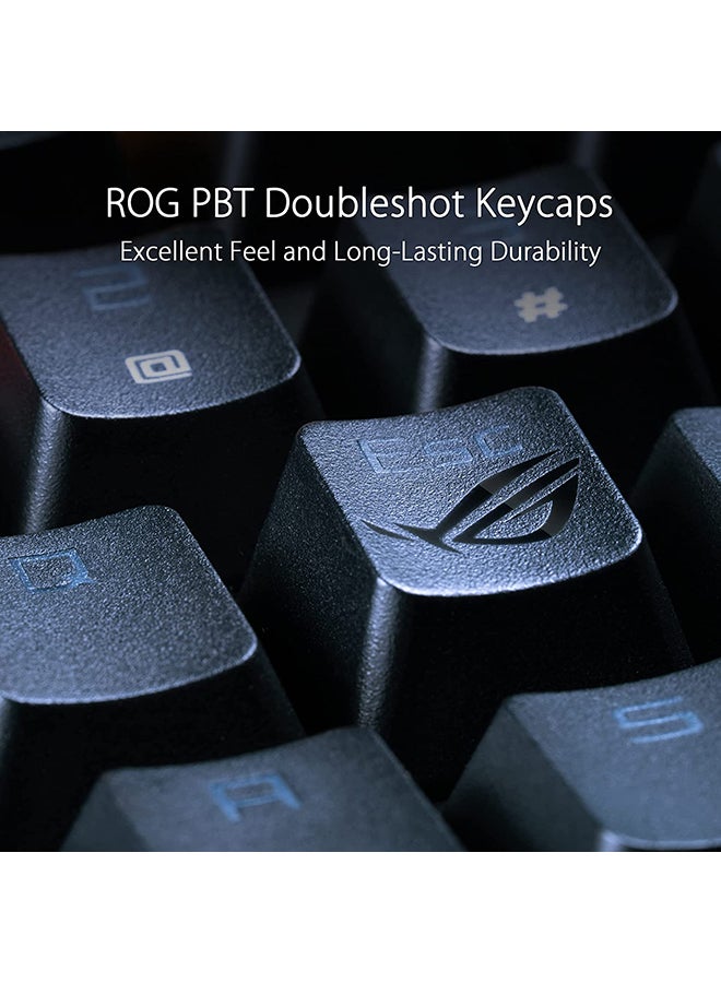 أسوس - لوحة المفاتيح Asus X807 Strix Scope Nx Wl DX/NXRD/AR Wireless Deluxe: زمن انتقال لاسلكي 60 مللي ثانية، ومعدل استطلاع 8000 هرتز، واتصال RF 2.4 جيجا هرتز للألعاب التنافسية - Image 1