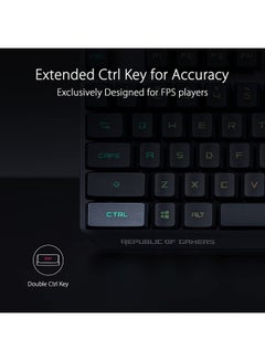 أسوس لوحة المفاتيح Asus X807 Strix Scope Nx Wl DX/NXRD/AR Wireless Deluxe: زمن انتقال لاسلكي 60 مللي ثانية، ومعدل استطلاع 8000 هرتز، واتصال RF 2.4 جيجا هرتز للألعاب التنافسية  - Image 5