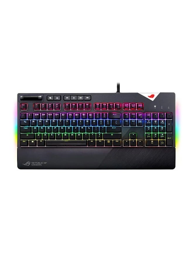 ASUS ASUS ROG Strix Flare - MX Brown - US Layout Keyboard: Tactile Feedback, RGB Lighting, and Durable Construction for Competitive Gamers 