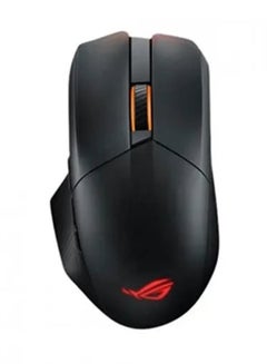 ASUS P708 ROG Chakram X Origin Gaming Mouse, Tri-Mode connectivity (2.4GHz RF, Bluetooth, Wired), 36000 DPI Sensor, 11 programmable Buttons, Detachable Joystick, Paracord Cable, Black