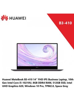 HUAWEI Matebook B3-410 Laptop With 14-Inch Display, Core i5-10210U ...