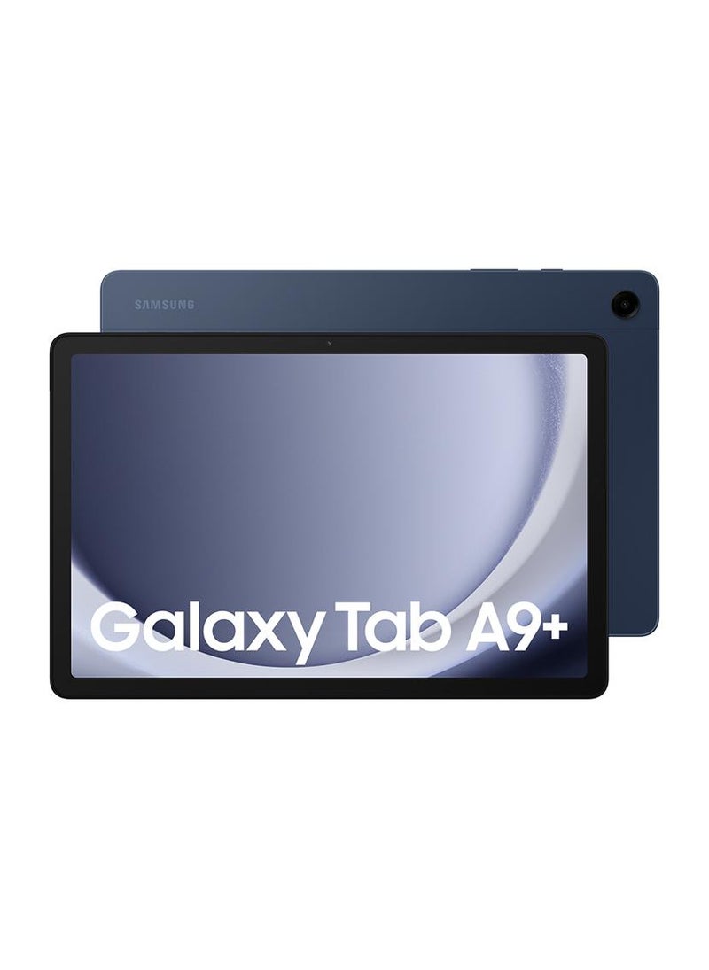 سامسونج جهاز Galaxy Tab A9 Plus باللون الكحلي، وذاكرة الوصول العشوائي (RAM) سعة 4 جيجابايت، وذاكرة الوصول العشوائي (RAM) سعة 64 جيجابايت، وواي فاي - إصدار الشرق الأوسط - Image 1