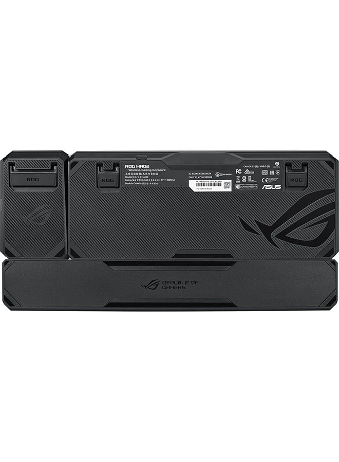 ASUS - Asus MA02 ROG Claymore II Wireless Modular Mechanical Gaming Keyboard, Detachable Numpad, RX Red Switches, Aura Sync, 2.4 Ghz, USB 2.0 - Black - Image 1