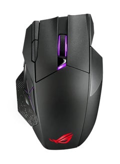 أسوس ROG Spatha X Wireless Gaming Mouse Magnetic Charging Stand, 12 Programmable Buttons, 19,000 DPI, Push-Fit Hot Swap Switch Sockets, ROG Micro Switches, ROG Paracord and Aura RGB Lighting  - Image 2