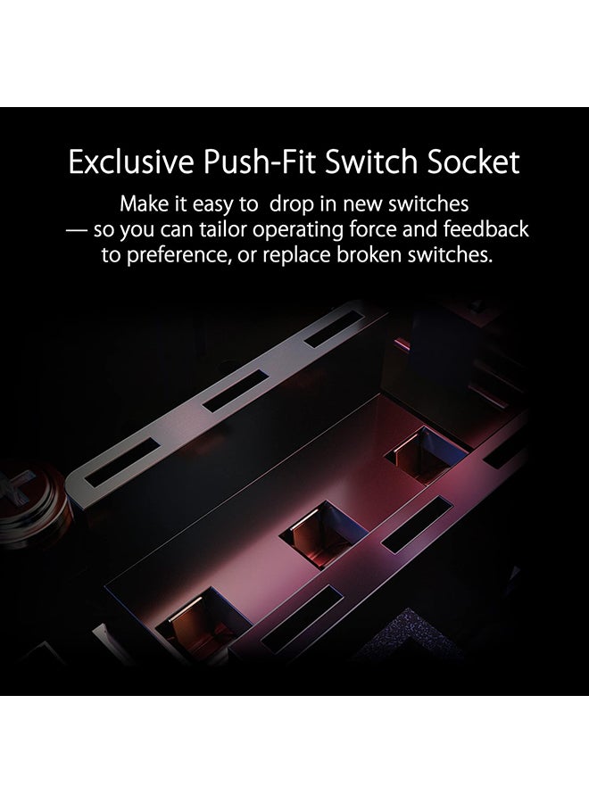 أسوس - ROG Spatha X Wireless Gaming Mouse Magnetic Charging Stand, 12 Programmable Buttons, 19,000 DPI, Push-Fit Hot Swap Switch Sockets, ROG Micro Switches, ROG Paracord and Aura RGB Lighting - Image 1