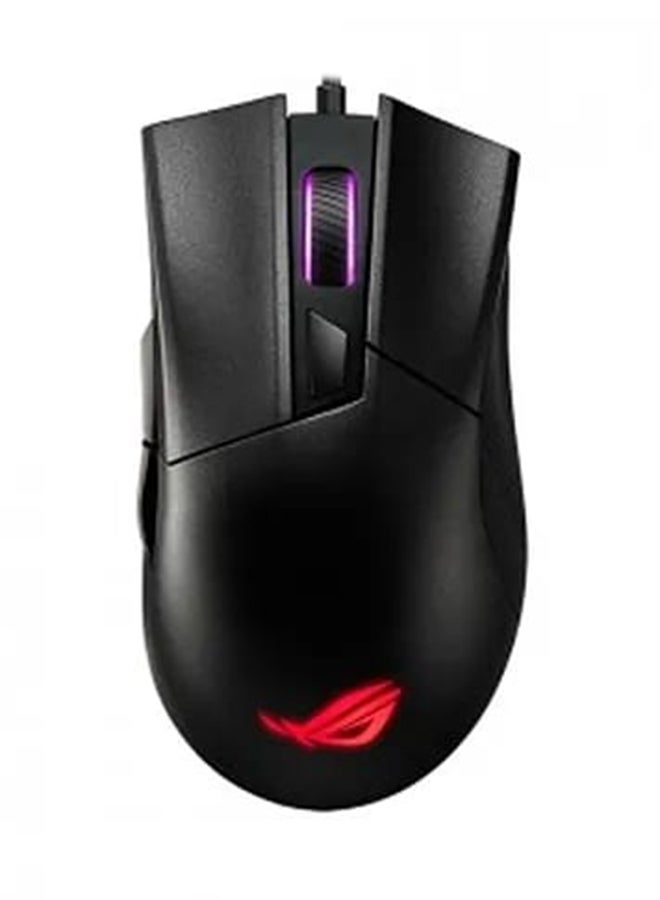 أسوس ASUS ROG Gladius II Core: معدل استقصاء 1000 هرتز، وسرعة تتبع 250 IPS، ومستشعر بصري 6200 نقطة لكل بوصة للحصول على دقة بالغة.