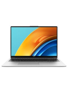 Matebook D16 Laptop 16 Inch FHD Display, Intel Core i7- 12700H Processor/16GB RAM/512GB SSD/Intel Iris Xe Graphics/Windows 11 English/Arabic Mystic Silver - pnsku/N70011683V/45/_/1696601649/989f8eb6-89ce-4be6-b8cc-665689e89dfc