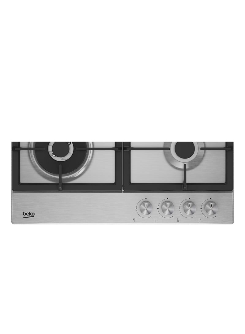 Beko Gas Built-In Hob, 4 Burners HIAW64225SX Stainless Steel - Image 5