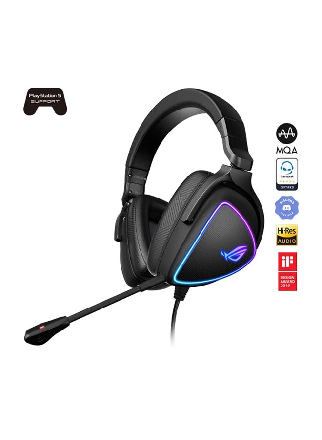 ASUS ASUS ROG DELTA S: ESS Quad-DAC with Hi-Res Headset support and AI-powered noise cancellation for immersive gaming Headset. 