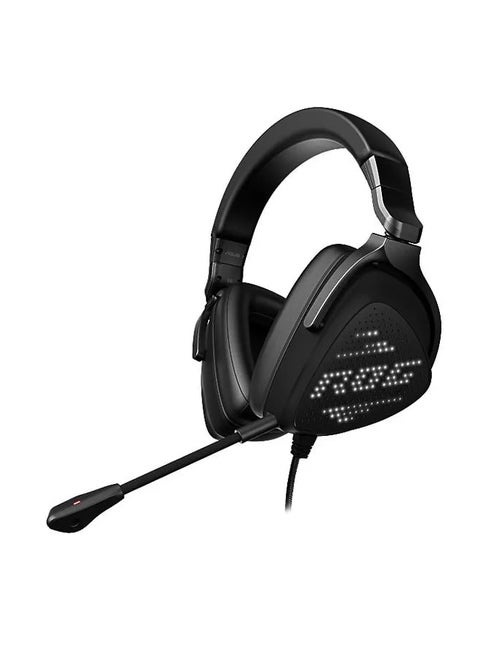 Rog Delta S Animate USB-C Wired Gaming Headset, 50mm Driver Size, 32 Ohm Impedance, 20-40000 Hz Frequency, Unidirectional, Compatible With PC/PS5/Switch
