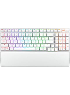 ASUS ROG X901 Strix Scope II 96% Gaming Keyboard, NX Snow Switches, Hot-Swappable, ROG Omni Receiver, UV-Coated ABS keycaps, Tri-Mode Connection, English - Arabic Layout  - Image 1