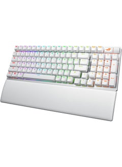 ASUS ROG X901 Strix Scope II 96% Gaming Keyboard, NX Snow Switches, Hot-Swappable, ROG Omni Receiver, UV-Coated ABS keycaps, Tri-Mode Connection, English - Arabic Layout  - Image 2