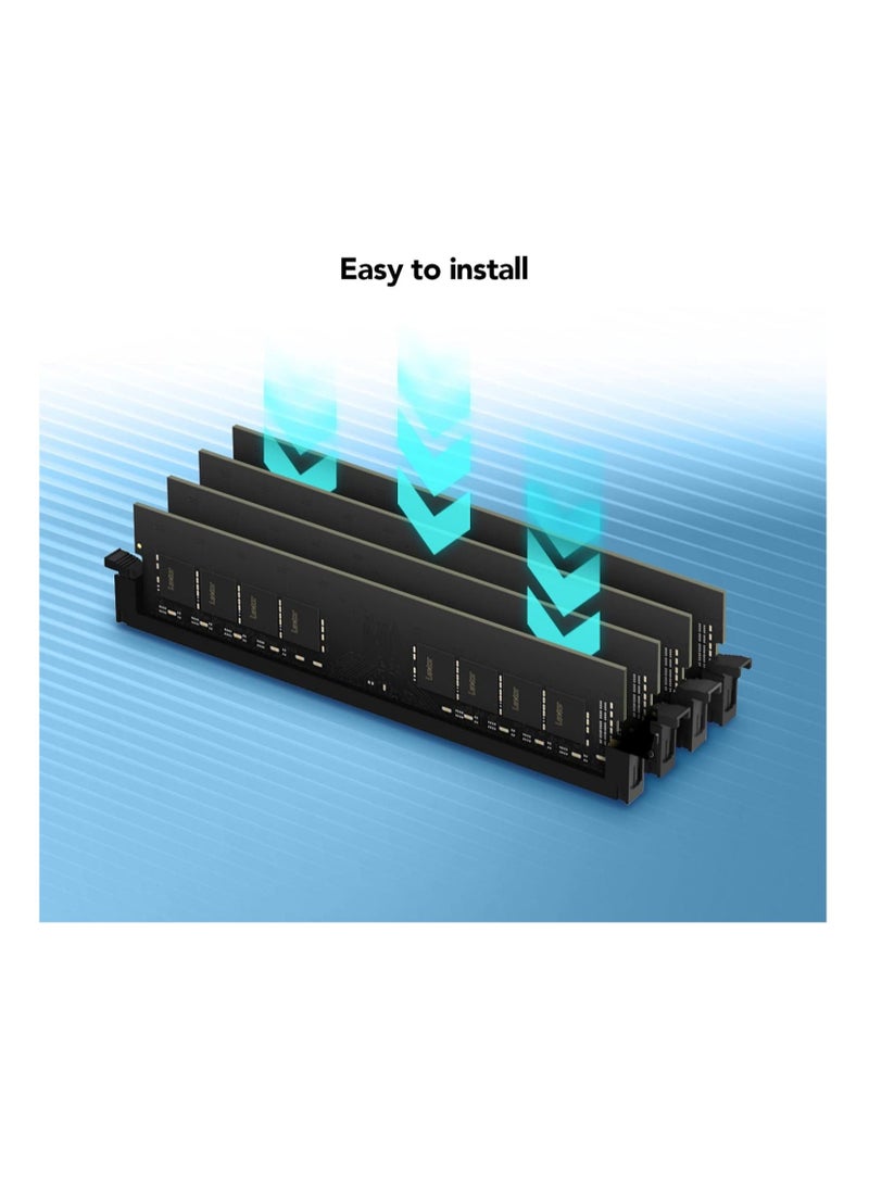 ذاكرة وصول عشوائي DRAM سعة 16 جيجابايت، ذاكرة سطح المكتب DDR4 3200 ميجاهرتز UDIMM للمستخدمين اليومي، ترقية الأداء LD4AU016G-B3200GSST أسود - pnsku/N70011749V/45/_/1696582912/2336247b-638a-4efe-87d8-cd5845f53016