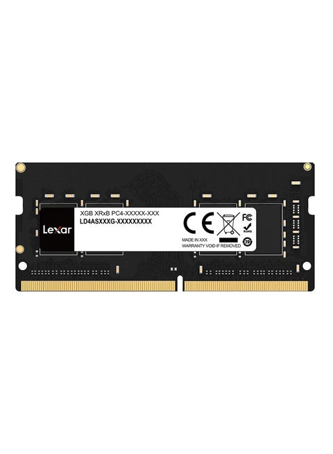 16GB DRAM, DDR4 3200 MHz SODIMM desktop Memory For Everyday Users, Performance Upgrade LD4AS016G-B3200GSST Black