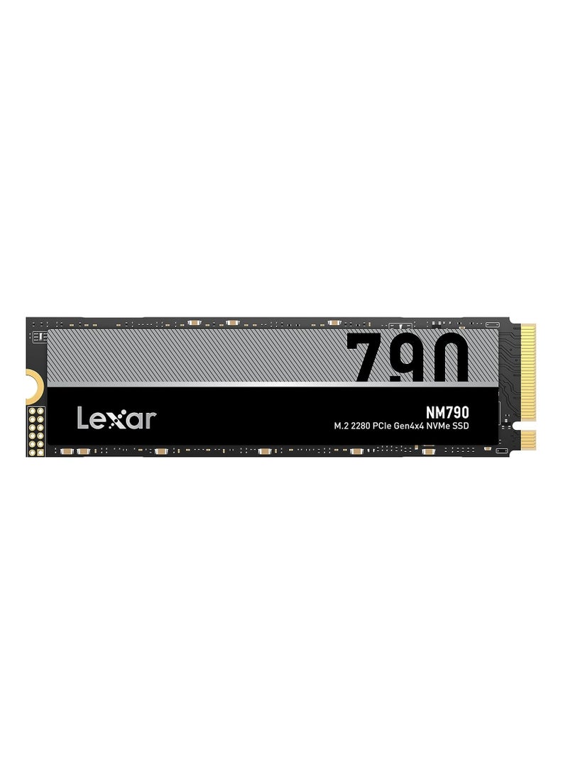 Lexar NM790 512GB SSD, M.2 2280 PCIe Gen4x4 NVMe 1.4 Internal SSD, Up To 7200MB/s Read, Up To 4400MB/s Write, Internal Solid State Drive For PS5, PC, Laptop, Gamers, Professionals LNM790X512G-RNNNG 512 GB - Image 1