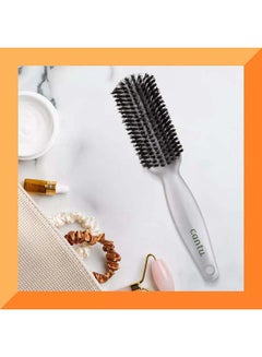Cantu Smooth Thick Hair Brush Styler Grey/White  - Image 3