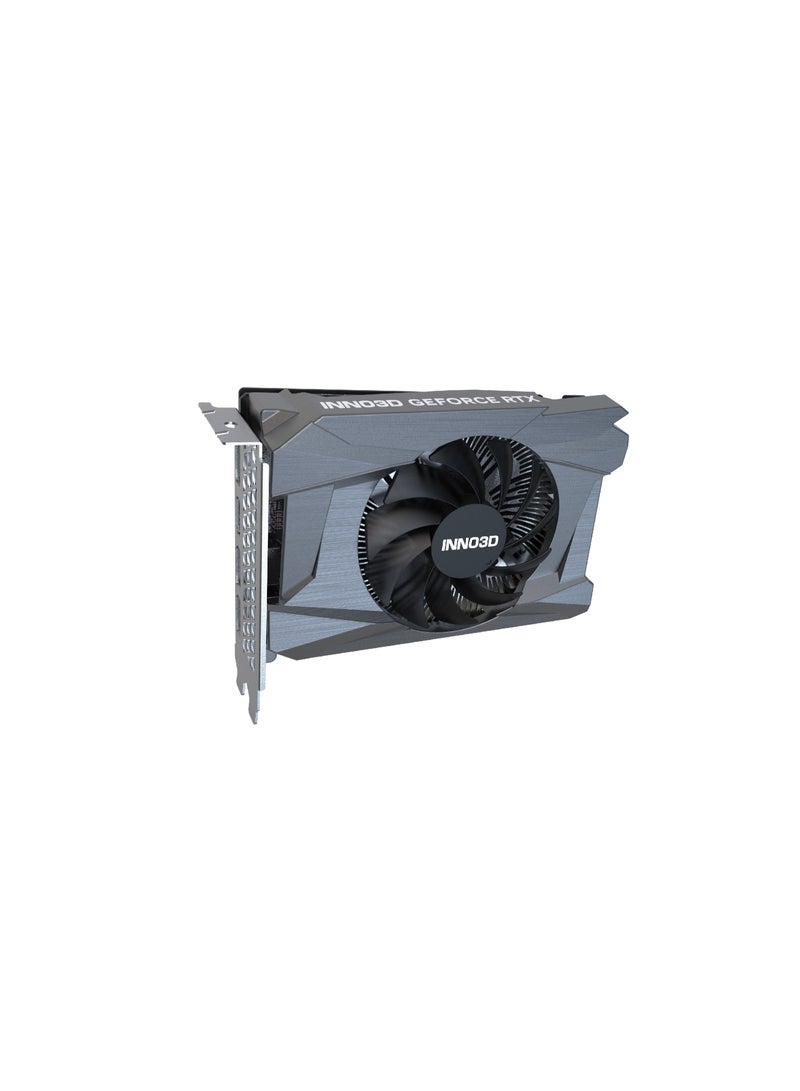 INNO3D - GeForce RTX 4060 Compact Only 1 Fan 8GB Graphic Card Black - Image 1