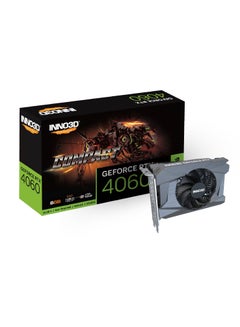 GeForce RTX 4060 Compact Only 1 Fan 8GB Graphic Card Black