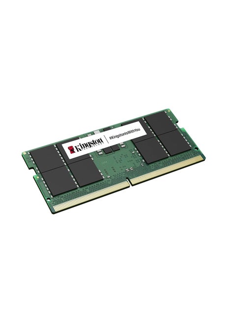 Value RAM 8GB 4800MT/s DDR5 Non-ECC CL40 SODIMM 1Rx16 KVR48S40BS6-8 Laptop Memory Green