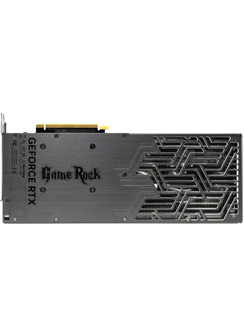 Palit - NVIDIA GeForce RTX™ 4070 Ti GameRock OC, 12GB GDDR6X Graphics Card,7680 Cores,2775 MHz Boost Clock Speed, 192 Bit Memory, PCI Express Gen4,1xHDMI 2.1,Midnight Kaleidoscope | NED407TU19K9-1045G black - Image 1