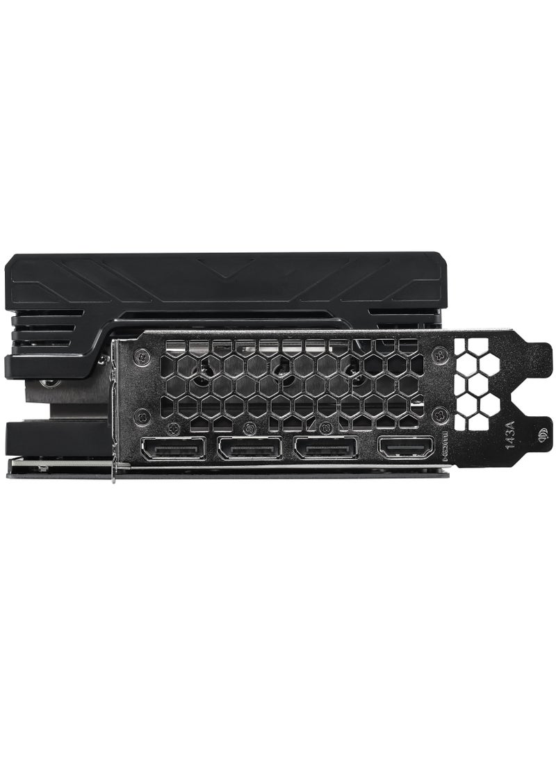 Palit - NVIDIA GeForce RTX™ 4070 Ti GameRock OC, 12GB GDDR6X Graphics Card,7680 Cores,2775 MHz Boost Clock Speed, 192 Bit Memory, PCI Express Gen4,1xHDMI 2.1,Midnight Kaleidoscope | NED407TU19K9-1045G black - Image 1