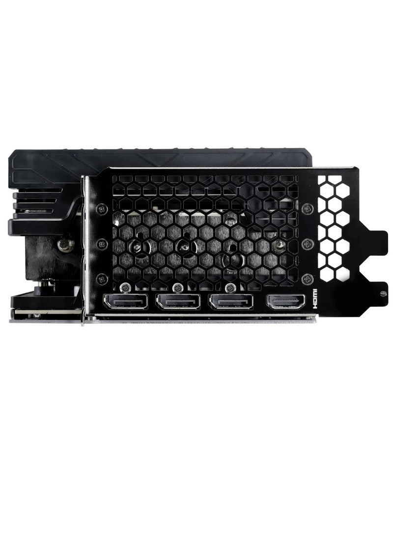 Palit - NVIDIA GeForce RTX™ 4080 GameRock OC,16GB GDDR6X Graphics Card,9728 Cores,2505 MHz Clock Speed,256 Bit Memory,PCI Express Gen4,Gale Hunter Fan,1xHDMI 2.1,Midnight Kaleidoscope-NED4080S19T2-1030G Black - Image 1