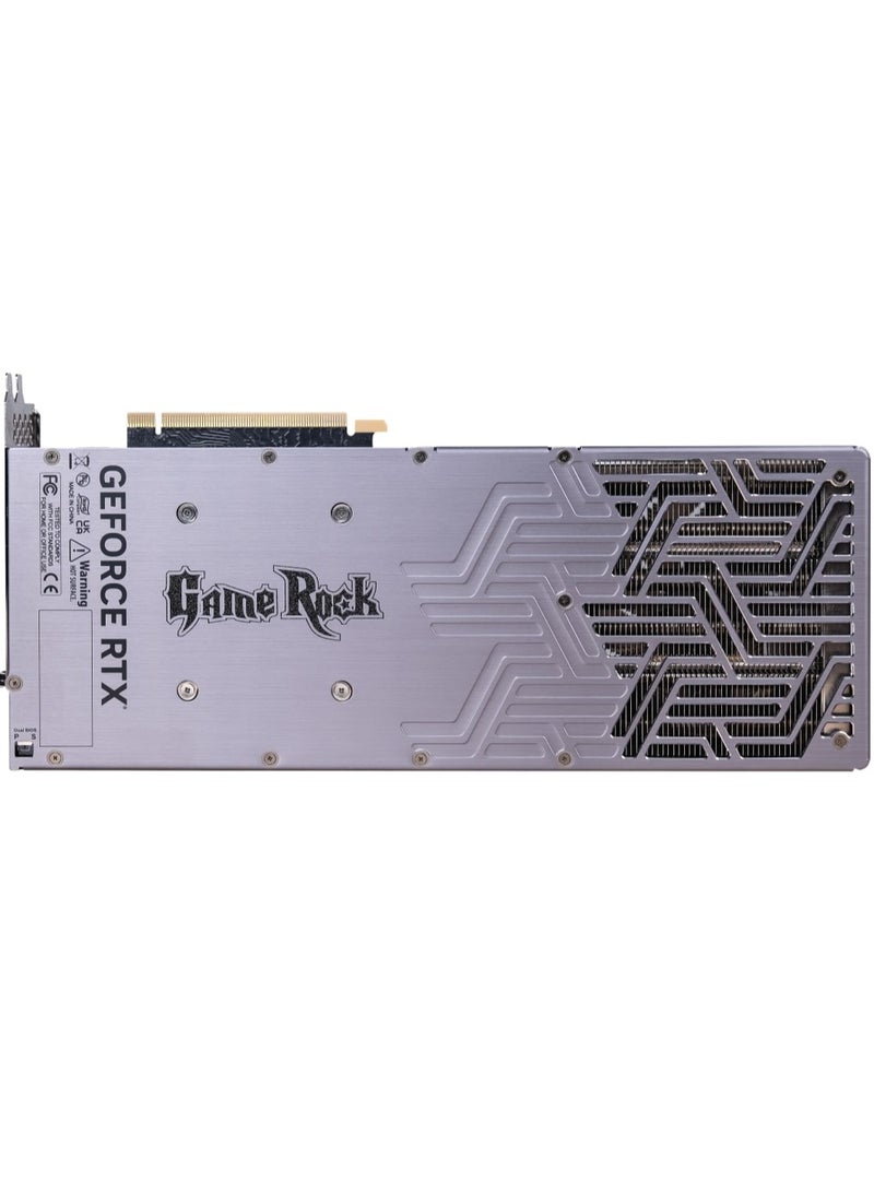 Palit - NVIDIA GeForce RTX™ 4080 GameRock OC,16GB GDDR6X Graphics Card,9728 Cores,2505 MHz Clock Speed,256 Bit Memory,PCI Express Gen4,Gale Hunter Fan,1xHDMI 2.1,Midnight Kaleidoscope-NED4080S19T2-1030G Black - Image 1