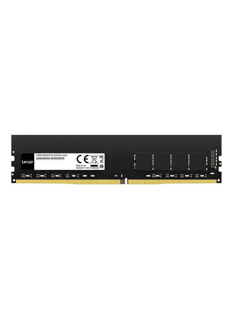 ليكسار ذاكرة وصول عشوائي 8 جيجا بايت، ذاكرة سطح المكتب DDR4 3200 ميجا هرتز UDIMM للمستخدمين اليومي، ترقية الأداء باللون الأسود  - Image 1