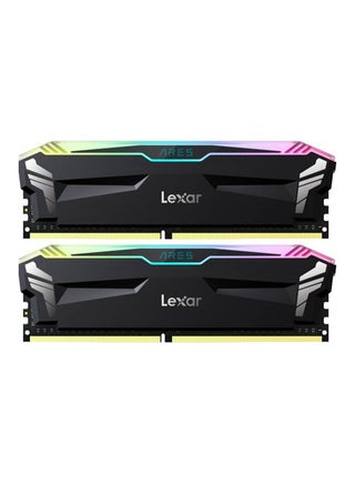 Ares RGB 32GB (2x16GB) DDR4 Desktop Memory, 3600MT/s Memory Speed, CL18 CAS Latency, Vibrant RGB Light Bar, Compatible With Intel XMP 2.0 And AMD Ryzen - LD4BU016G-R3600GDLA Black - pnsku/N70011887V/45/_/1696599153/fd22b2ae-89b7-4f4c-a893-0c312f685654