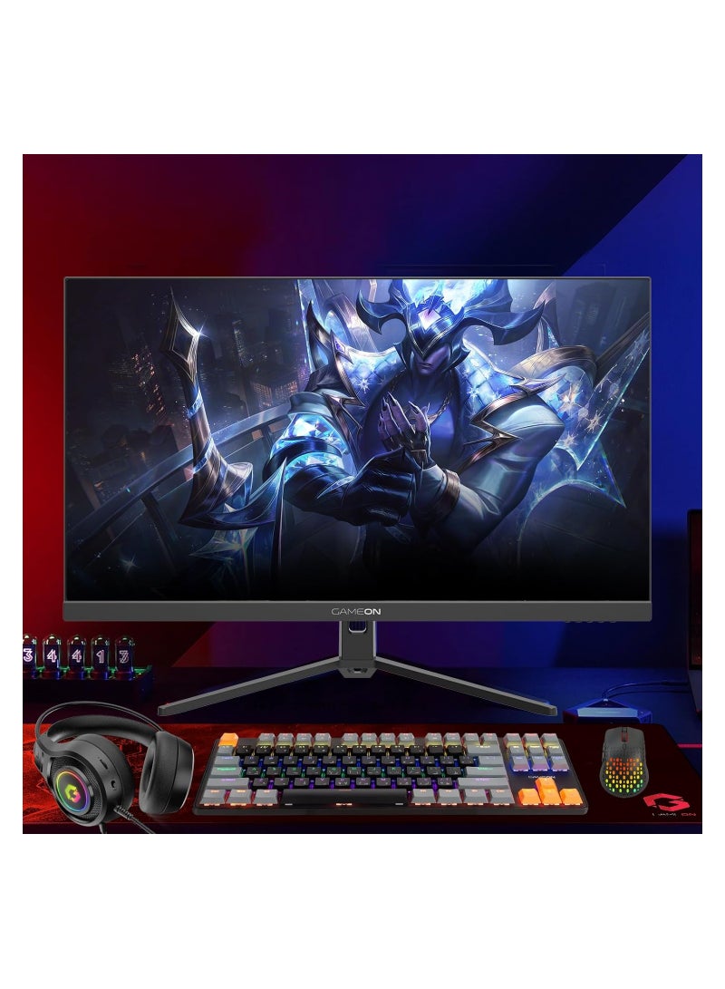GameOn VIPER X All-In-One Gaming Bundle (Mechanical Keyboard, Headset, Mouse & Mousepad) BLACK  - Image 3