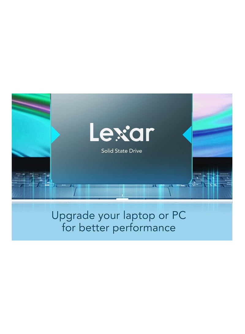 Lexar - NQ100 2.5 Inch SATA III 6Gb/s 240GB SSD, Up To 550MB/s Read Solid State Drive, Internal SSD For Laptop, Desktop Computer/PC LNQ100X240G-RNNNG 240 GB - Image 1