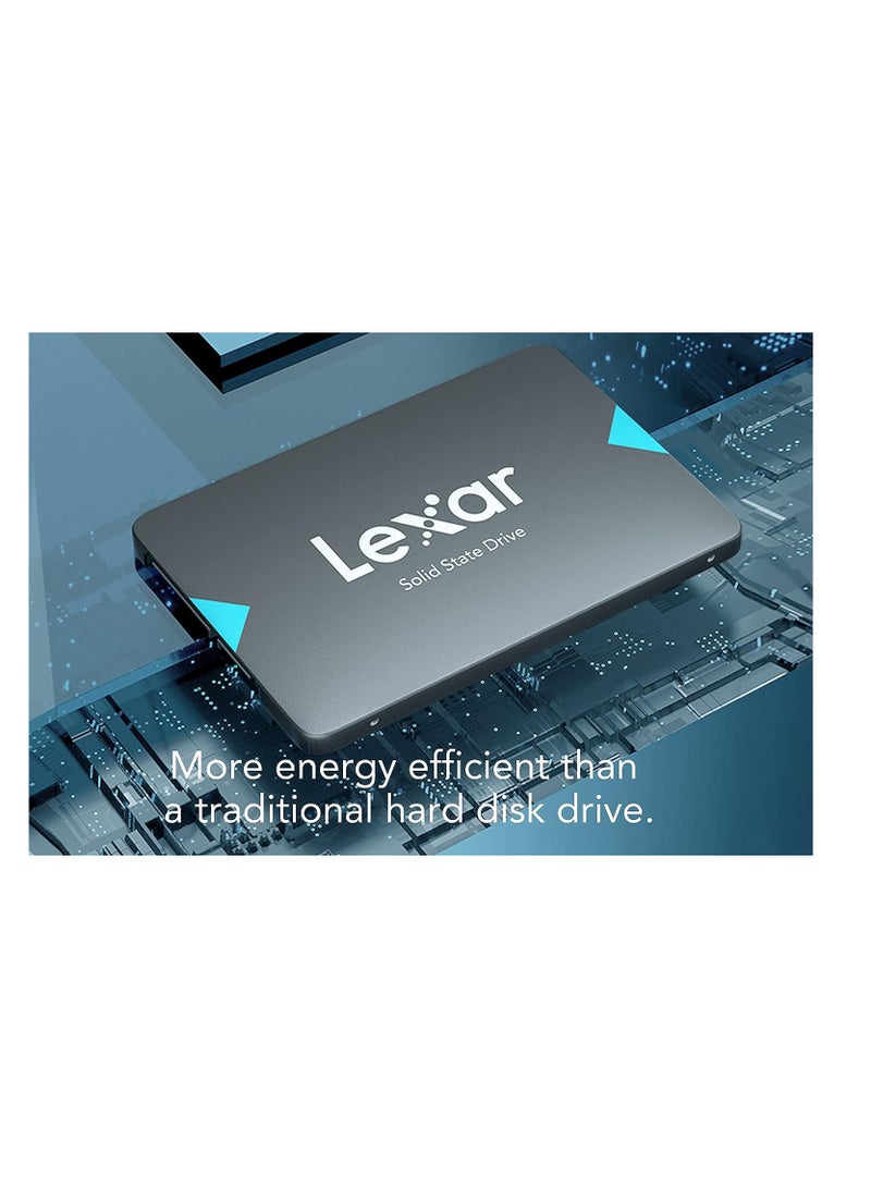 Lexar - NQ100 2.5 Inch SATA III 6Gb/s 240GB SSD, Up To 550MB/s Read Solid State Drive, Internal SSD For Laptop, Desktop Computer/PC LNQ100X240G-RNNNG 240 GB - Image 1