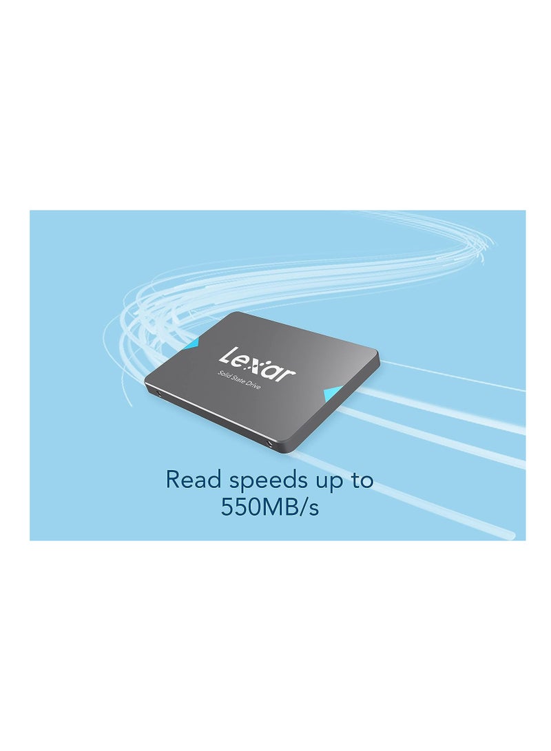 Lexar - NQ100 2.5 Inch SATA III 6Gb/s 240GB SSD, Up To 550MB/s Read Solid State Drive, Internal SSD For Laptop, Desktop Computer/PC LNQ100X240G-RNNNG 240 GB - Image 1