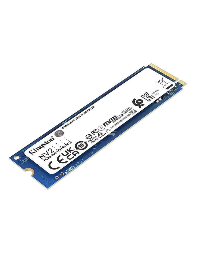 Kingston - NV2 2TB M.2 2280 NVMe Internal SSD, Up to 3500MB/s Read / 2800MB/s Write Speed, Gen 4x4 NVMe PCIe Performance, 2.17G Vibration Operating | SNV2S/2000G 2 TB - Image 1