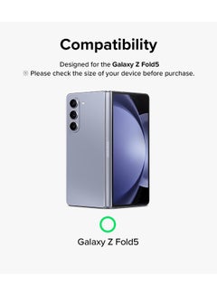 رينجك مجموعة من قطعتين من واقيات عدسات الكاميرا لهاتف Samsung Galaxy Z Fold 5، غطاء حماية متين بإطار من الألومنيوم -  - Image 2